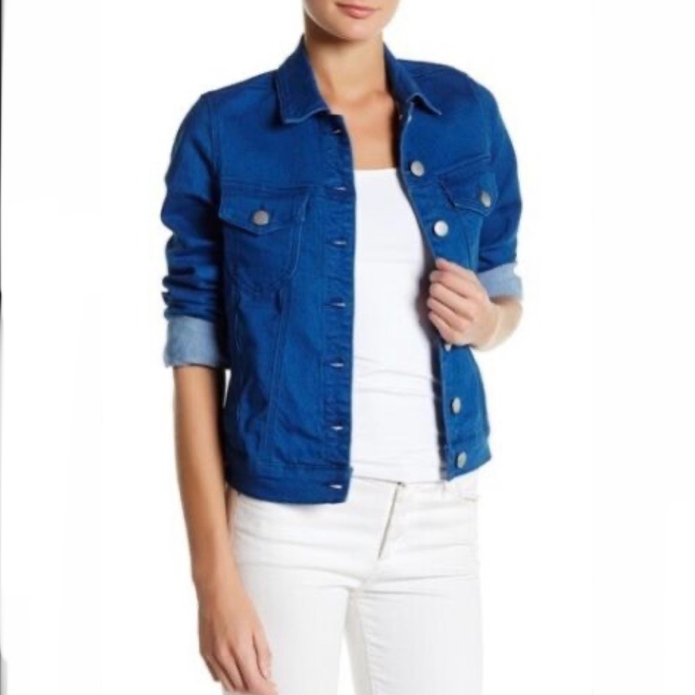 Ashley Mason stretch denim jacket. NWOT